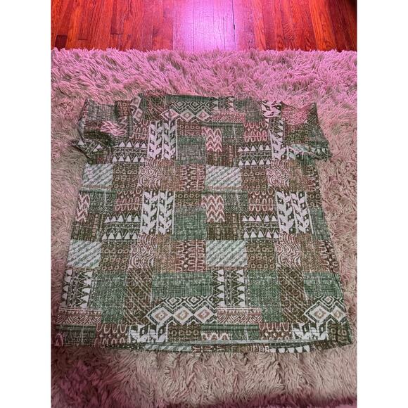 Woman Within Women's Plus Size Print Patchwork Knit Tunic  size 1X 22/24 nwt - Picture 6 of 6